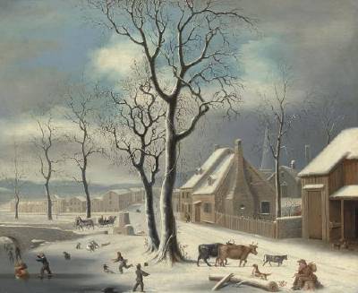 Robert Street : Village in Winter