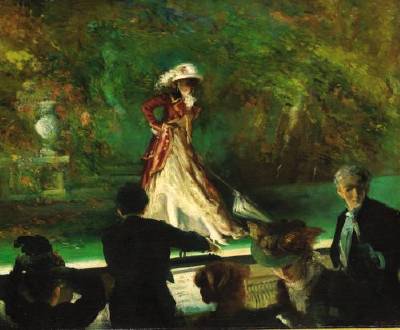 Everett Shinn : Footlight Flirtation