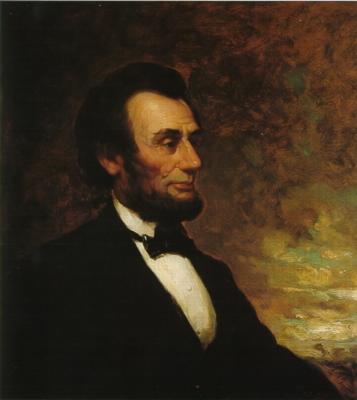 George Henry Story : Portrait of Abraham Lincoln