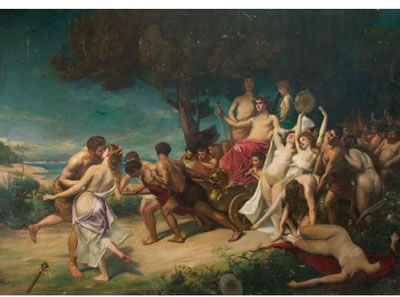 Charles Auguste Carolus Emile Duran : THE TRIUMPH OF BACCHUS