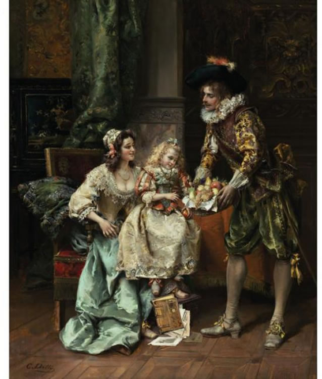 Cesare Auguste Detti : From Auction Records