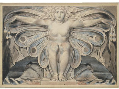 William Blake : 'THE GRAVE PERSONIFIED'