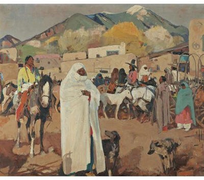 Laverne Nelson Black : Fiesta Time at Taos