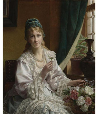 Jan Frederik Pieter Portielje : THE WHITE ROSE