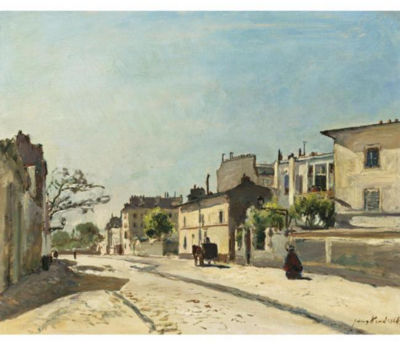 Johan Barthold Jongkind : RUE NOTRE DAME, PARIS