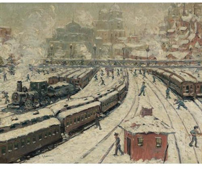 Ernest Lawson : Old Grand Central