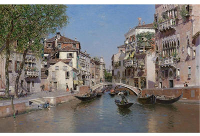 Martin Rico y Ortega : RIO SAN TROVASO, VENICE