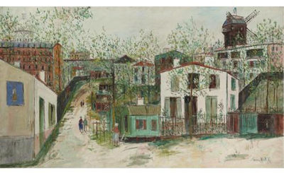 Maurice (Valadon) Utrillo : LE MAQUIS DE MONTMARTRE