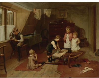 Harry Brooker : CHILDREN AT PLAY