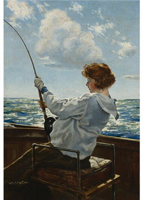 Henry Sumner (Hy) Watson : REELING ONE IN