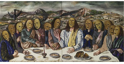 Natalia Nesterova : LAST SUPPER, 1990