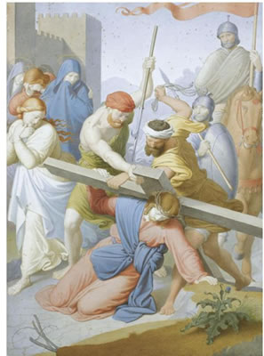 Johann Friedrich Overbeck : THE WAY TO CALVARY