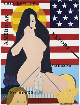 Allan M D'Arcangelo : AMERICAN MADONNA #1