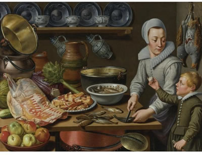 Floris van Schooten : KITCHEN SCENE