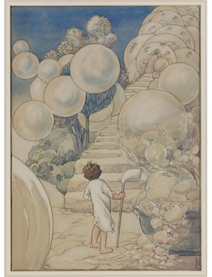 Nelly Littlehale Murphy : Steps to Bubble Castle - Snap Shots in Dreamland.