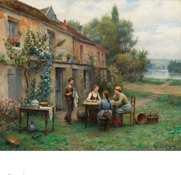 Daniel Ridgway Knight : From Auction Records