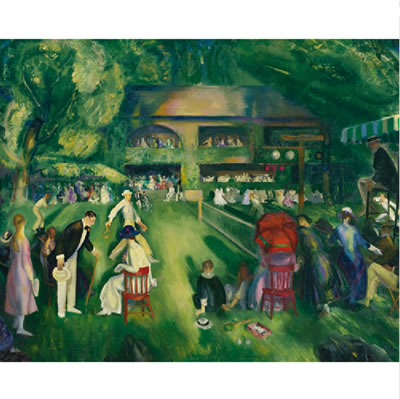 George Bellows : TENNIS AT NEWPORT