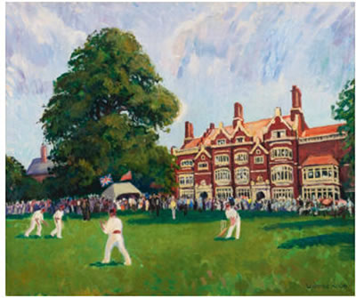 Ludovic-Rodo Pissarro : CRICKET MATCH, CAMBRIDGE