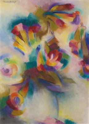 Stanton MacDonald-Wright : TRUMPET FLOWERS