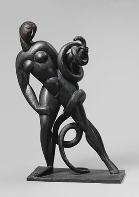 Jacques Lipchitz : FEMME AU SERPENT