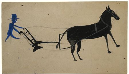 Bill Traylor : MAN WITH A PLOW