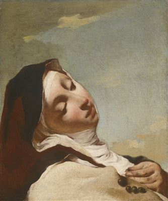 Giovanni Battista Piazzetta : SAINT THERESA IN ECSTASY