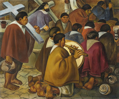 Eduardo Kingman : FIESTA DE OTÁVALO