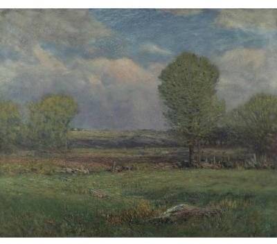 Dwight William Tryon : Evening Landscape