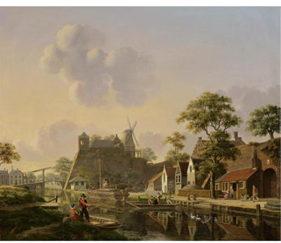 Jan Hendrik Verheijen : A TOWN AT A CANAL