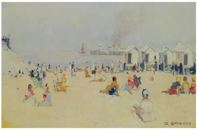 Frans Smeers : BEACH SCENE