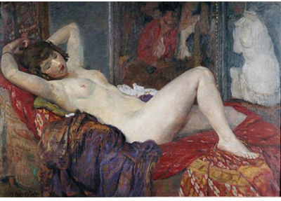 Jacub Obrovsky : RECLINING NUDE