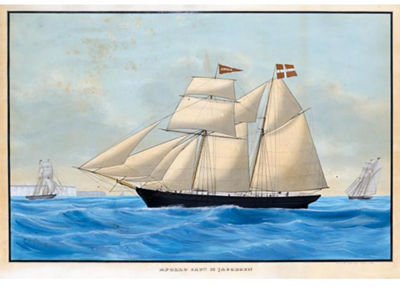 Andreas Lind : THE DANISH SCHOONER APOLLO