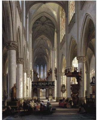 Jules Victor Genisson : CHURCH INTERIOR