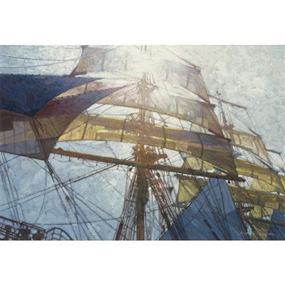 Michael Vaughan : Sunlight through sails