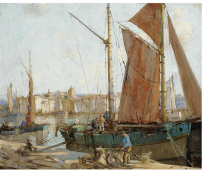 William Lee-Hankey : THE TIMBER CARRIER - ST TROPEZ