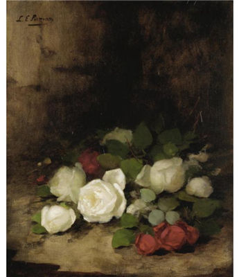 Louise Ellen (Torrance) Perman : STILL LIFE OF ROSES