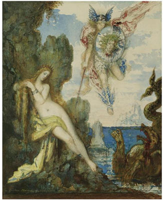 Gustave Moreau : PERSEE ET ANDROMEDE