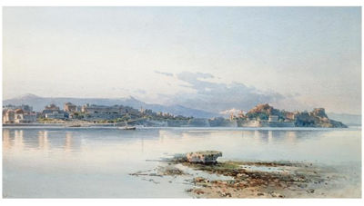 Angelos Giallina : VIEW OF CORFU