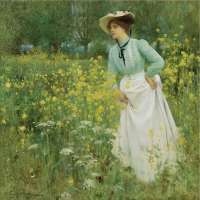 Arthur Hacker : A MORNING WALK