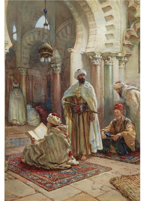 Giuseppe Carosi : PRAYER AT THE MOSQUE