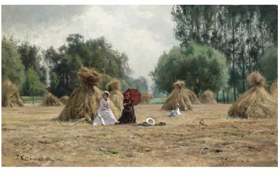 Iosif Evstafevich Krachkovsky : IN THE HAY FIELD