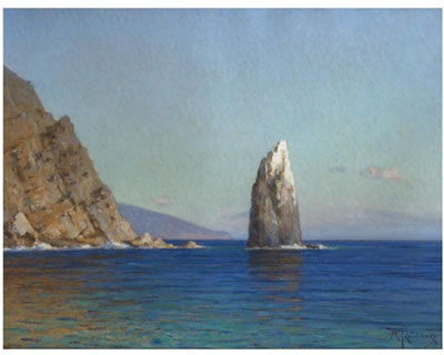 Michail Tkatchenko : THE SAIL ROCK, YALTA