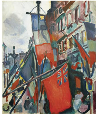 Raoul Dufy : LE HAVRE, 14 JUILLET