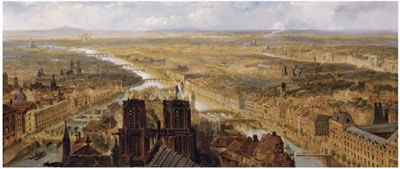 Edmund Johann Niemann : VIEW OF PARIS