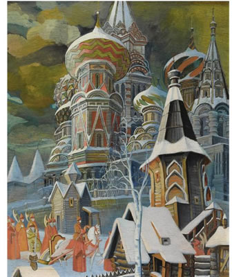 Leonid Mikhailovich Brailovsky : St. Basil's Cathedral