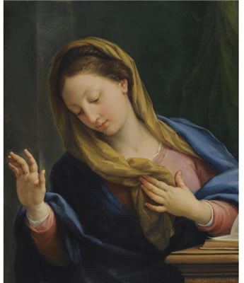 Agostino Masucci : THE VIRGIN ANNUNCIATE