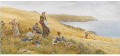 Thomas James Lloyd : AUGUST, AT WEMBURY NEAR PLYMOUTH