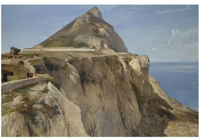 Frederick Richard Lee : THE ROCK OF GIBRALTAR