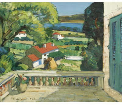 John Maclaughlan Milne : COTTAGES IN PROVENCE