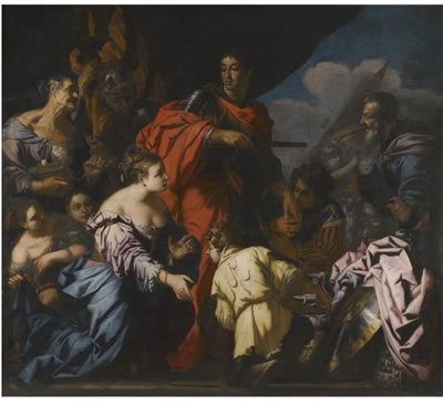 Antonio Zanchi : THE FAMILY OF DARIUS BEFORE ALEXANDER